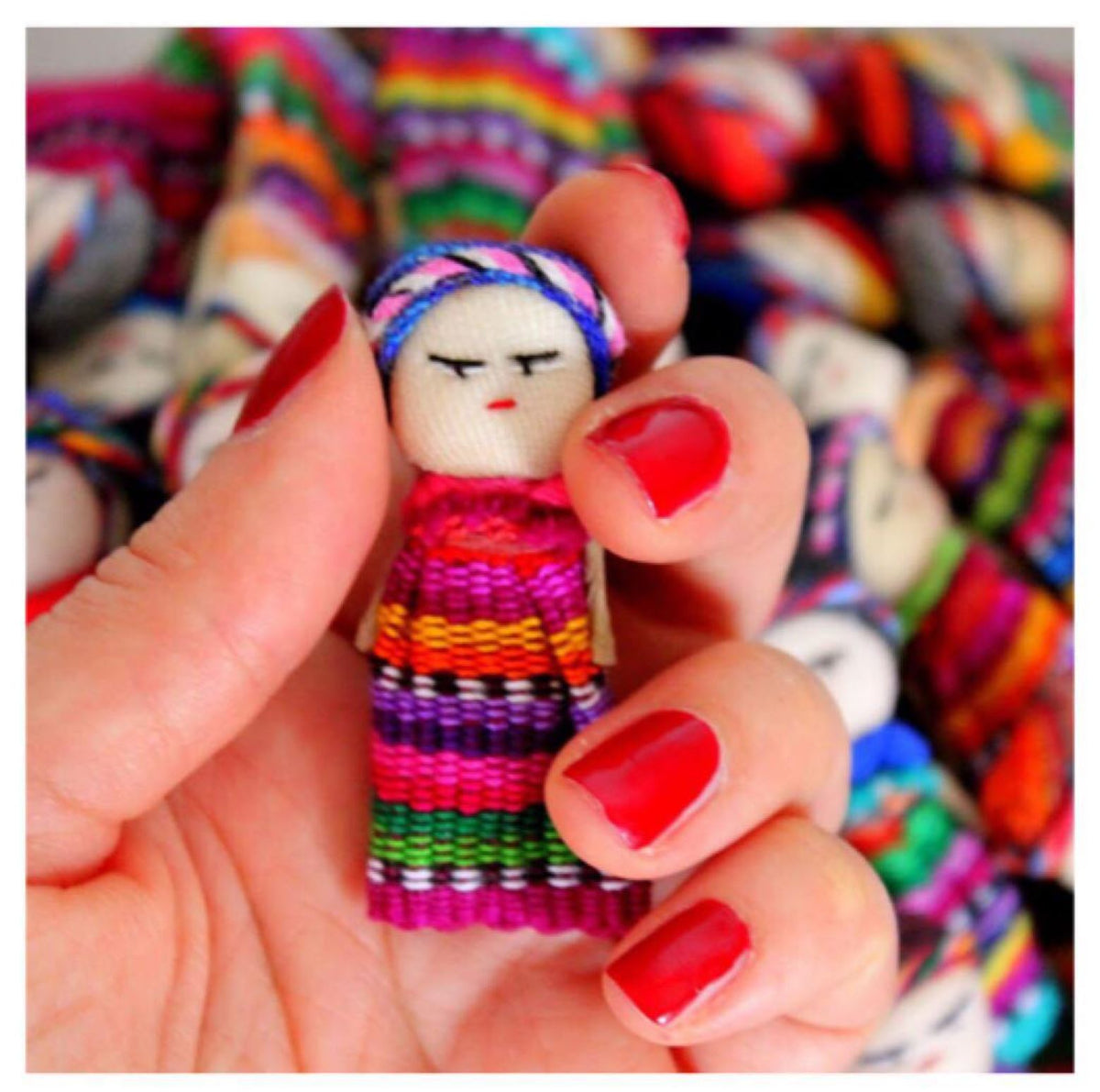 Red Worry Dolls